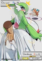 1girls absurd_res anal anal_fingering battle blush bonjoeman censored charizard erect_nipples female fingering_from_behind gardevoir green_hair heart hi_res huge_ass huge_breasts large_breasts looking_at_viewer masturbation pokemon pokemon_(species) pokemon_battle pokemon_trainer pussy_juice rape red_eyes unseen_male_face