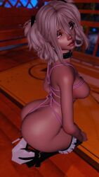 1girls 2160x3840 3d ass cybertrixxxie female female_only heterochromia humanoid jpeg nipples pink_nipples solo tagme unity_(engine) vr_media vrchat