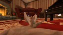 animated barefoot breasts feet female footjob garry's_mod nude purple_hair pussy zone-tan