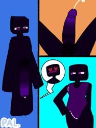 3:4 enderman female hi_res male male/female male_focus microsoft minecraft mojang palister35 xbox_game_studios