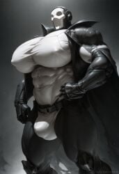 1boy ai ai_generated bara bara_tiddies bara_tits big_chest big_pecs gigantic_chest gigantic_pecs huge_chest huge_pecs large_pectorals male male_only man_boobs man_breasts massive_chest massive_pecs moobs rokuworshiper solo solo_male