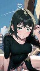 1boy 1girls ai_generated animated breasts climax cowgirl_position cum cum_in_pussy cum_inside cumming cumming_inside cumming_together cumming_while_penetrated cumming_while_penetrating ejaculation female fubuki_(one-punch_man) green_eyes green_eyes_female green_hair male ohmywaifu one-punch_man patreon patreon_logo patreon_username penis penis_in_pussy pussy sex uncensored vaginal_penetration vaginal_sex