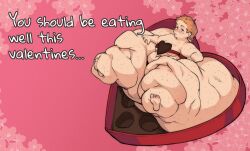 1girls ass bottom_heavy cankles cantankeravian edie_(cantankerous_avian) female huge_ass huge_thighs obese text thighs valentine's_day valentines_day_card