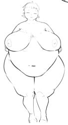 1girls bbw belly big_belly big_breasts breasts cantankeravian edie_(cantankerous_avian) female obese obese_female thighs