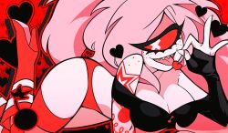 big_breasts cherri_bomb_(hazbin_hotel) cherry hazbin_hotel official_art solo tagme