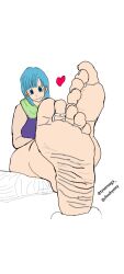 bulma_briefs dragon_ball dragon_ball_fighterz dragon_ball_super dragon_ball_z foot_fetish foot_focus foot_play foot_worship screenshot soles tysonvega