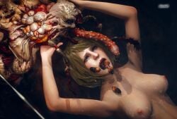 1girls 3d aizu649 ashley_graham ashley_graham_(ella_freya) blonde_hair blue_eyes breasts broken_rape_victim bukkake capcom cockroach cum cum_on_body cum_on_face curtained_hair disgusting drain_deimos exposed_breasts extreme_french_kiss female flesh_tunnel forced_feeding french_kiss gray_eyes hive insects interspecies interspecies_pregnancy irrumatio kissing light-skinned_female light_skin lipstick monster nipples oral oral_penetration oral_sex parasite penetration pink_nipple resident_evil resident_evil_4 resident_evil_4_remake scared short_hair size_difference slime tentacle thin_female young_woman