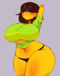 5hitzzzu armpits boombita deltarune female female_only funcu funculicious huge_breasts kris_(deltarune) kris_female_(deltarune) meatcuteshii panties pinkbobatoo skiddioop stereodaddy tagme thick_thighs undertale
