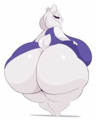 arizonathevixen big_ass big_breasts breasts bubble_butt female huge_ass huge_breasts hyper_ass milf thick_thighs toriel undertale wide_hips