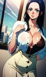 ai_generated female female_only nico_robin one_piece rusher_ai_art