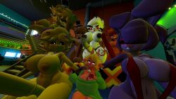 3d 6futas big_breasts big_dom_small_sub big_penis bonnie_(cally3d) bonnie_(fnaf) chica_(cally3d) chica_(fnaf) deltarune female five_nights_at_freddy's foxy_(cally3d) foxy_(fnaf) freddy_(fnaf) fredina_(cally3d) futa_on_female futanari garry's_mod golden_freddy_(fnaf) golden_fredina_(cally3d) marie_(cally3d) marionette_(fnaf) noelle_holiday