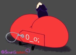 1other animate_inanimate ass_bigger_than_body battle_for_dream_island bfdi disembodied_penis flushed_face huge_ass hyper hyper_ass hyper_butt hyper_penis jacknjellify lewdyoshyboy massive_butt object_show object_show_community object_shows osc price_tag price_tag_(bfdi) the_power_of_two tpot unseen_male