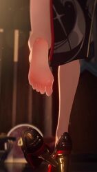 animated feet foot_fetish kuro_games official_animation removing_shoes shoes_removed soles sound tagme video wuthering_waves yinlin_(wuthering_waves)