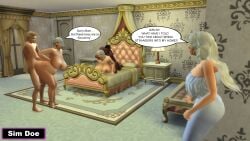 2boys 2boys3girls 3d 3girls age_difference alice_pregants_(sim_doe) bed bedroom big_ass big_breasts breasts caption curvy curvy_body curvy_female curvy_figure curvy_thighs dark-skinned_male dark_skin dialogue doggy_style elizabeth_pregants_(sim_doe) english english_text fat female gilf grandma grandmother granny human_female human_male indoors interracial light-skinned_female light-skinned_male light_skin male male/female naked naked_female naked_male nipples nude nude_female nude_male orgy orgy_sex original_characters pregnancy pregnant pregnant_belly pregnant_female pregnant_sex sex sim_doe sims sims4 speech_bubble speech_bubbles standing standing_doggy_style standing_doggystyle standing_position standing_sex the_sims the_sims_4 thicc thick twins twins_(lore) white_hair