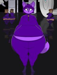 big_breasts blueberry_inflation breasts female furry huge_breasts inflation lj_caffie tagme thick_thighs wide_hips