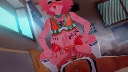 3d alien_girl ashido_mina cheerleader crying cum_in_pussy fast_thrusts grinding mhagirl mina_ashido my_hero_academia sexy_clothing tagme tattoo video