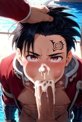 ai_generated anime bara fellatio gay kl_99 male male/male male_only nanatsu_no_taizai oral sex the_seven_deadly_sins yaoi zeldris