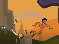 cock edit harold_(tdi) justin_(tdi) male/male naked penis screenshot total_drama_island