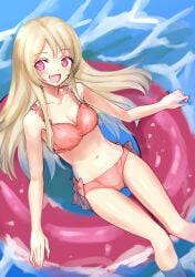 aged_up bikini blonde_hair breasts chaos_marie_(grimms_notes) grimms_notes long_hair pink_eyes