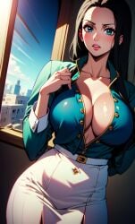 ai_generated female female_only nico_robin one_piece rusher_ai_art