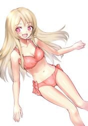 aged_up bikini blonde_hair breasts chaos_marie_(grimms_notes) grimms_notes long_hair pink_eyes