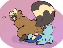 1boy 1girls 2017 anthro anthro_on_anthro anus arm_support artist_request ass beaver bibarel blue_fur blush brown_anus brown_fur brown_pussy brown_tail buckteeth cheek_tuft clenched_teeth closed_eyes crouching dewott domination duo erection female femdom flying_sweatdrops fur furry gloves_(marking) grey_fur half-closed_eyes head_tuft interspecies larger_female leaning_on_elbow looking_at_another looking_back looking_pleasured lying male male_penetrating mammal marine markings mask_(marking) motion_lines multicolored_fur mustelid muzzle_(marking) nintendo nude on_back on_top otter overweight overweight_female panting penetration penis pink_background pink_penis pokémon_(species) pokemon pokemon_(species) pokemon_bw pokemon_dppt pussy raised_tail rear_view reclining red_nose reverse_cowgirl_position rodent seashell sex shadow simple_background size_difference smaller_male smile socks_(marking) straight sweat sweatdrop tan_fur tan_tail teeth thick_tail toony tuft two_tone_fur two_tone_tail vaginal_penetration video_games voluptuous whiskers white_background wide_hips