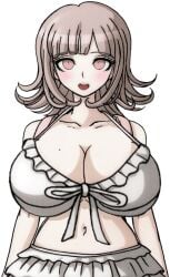 1girls big_breasts breasts danganronpa danganronpa_2:_goodbye_despair edit elizaarts mole mole_on_breast nanami_chiaki png sprite_edit swimsuit transparent_background