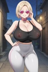 1female 1girls ai_generated alley alleyway ass babysitter big_ass big_breasts bitch_collar black_tank_top blonde_hair breasts bubble_butt cameltoe cleavage curvy curvy_hips dog_collar earrings female female_only free_use freeuse freeuse_slut freeuse_whore gray_yoga_pants hand_on_hip heart_shaped_sunglasses hourglass_figure imminent_sex kitchen kuro_inazuma large_ass large_breasts lifting_shirt lustful_energy mature mature_body mature_figure mature_woman milf non_nude parted_bangs perky_breasts pink_dog_collar pink_sunglasses ready_for_sex ready_to_fuck seductive seductive_eyes seductive_look seductive_smile see-through_clothing short_hair solo solo_female standing sunglasses tank_top thicc_ass thicc_thighs thick thick_ass thick_thighs thighs tinted_eyewear visible_nipples voluptuous voluptuous_female wide_hips yoga_pants