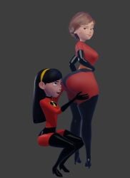 2girls ass bottom_heavy curvaceous curvy_figure elastigirl fat_ass female female_only heels helen_parr heperson heroine high_heels huge_ass milf multiple_girls pixar the_incredibles thick thick_ass thick_thighs thin_waist violet_parr voluptuous wide_hips