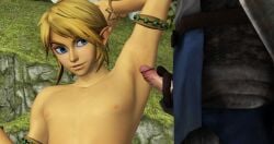 armpit_sex femboy hyrule_warriors hyrulean_soldiers link link_(breath_of_the_wild) trap yourenotsam