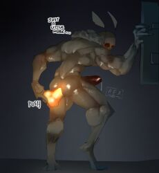 abs bara big_penis dildo exactlyexact gay male male_only moth mothman muscular muscular_anthro muscular_male muscular_thighs penis solo yaoi