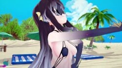 3d cleavage female from_the_sea_thing swimsuit tagme video