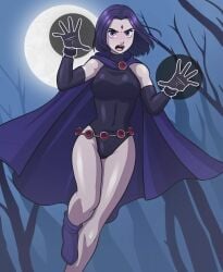 2025 angry angry_at_viewer angry_face dc_comics kimkai_drawings mad mad_face meta raven_(dc) raven_(teen_titans)