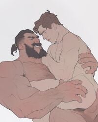 2boys abs age_difference armpit_hair ass back back_muscles balls bara beard big_balls big_dom_small_sub big_muscles big_nipples big_pecs big_penis black_hair brown_hair carrying carrying_partner chest_hair daddy dilf dominant dominant_human dominant_male dravexart duo erection gay hair hairy hairy_chest hairy_male holding_partner hot_dogging hug human human_dominating_human human_on_human hunk kraven_the_hunter larger_human larger_male male male/male male_only marvel muscular muscular_human muscular_male nipples nude older_dom_younger_sub older_human older_male older_man_and_younger_boy older_on_young pecs penis peter_parker pubic_hair romantic romantic_couple sex size_difference smaller_human smaller_male spider-man spider-man_(series) submissive submissive_human submissive_male yaoi younger_human younger_male