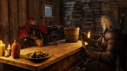 ciri geralt_of_rivia lies lying mugshot phillip_strenger the_witcher_(series) the_witcher_3:_wild_hunt valadasa