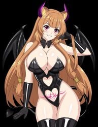 brown_hair cosplay hfxpins raccoon_ears raccoon_girl raccoon_tail raphtalia seductive_smile succubus succubus_horns succubus_tail succubus_tattoo succubus_wings tate_no_yuusha_no_nariagari the_rising_of_the_shield_hero