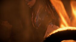 aloy gameplay gameplay_screenshot horizon_forbidden_west horizon_zero_dawn lesbian_sex playstation ps5 screenshot yuri