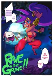 purple_hair rave_in_the_grave shantae shantae_(character) smooth_skin tagme