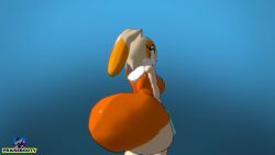 1girls 3d 3d_animation 3d_model aged_up animated anthro anthro_only ass big_ass big_breasts big_butt breasts brown_eyes bunny cream_the_rabbit dat_ass eyelashes fat_ass female female_focus female_only huge_ass huge_butt jiggle jiggling_ass lagomorph lagomorph_humanoid long_ears looking_back loop no_sound praisebooty rabbit rabbit_ears sega simple_background sonic_(series) tagme tan_body tan_fur thick_thighs video walking wide_hips