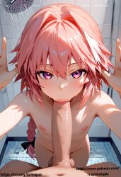 2024 ai_generated astolfo_(fate) balls blowjob fate_(series) femboy otoko_no_ko penis tagme trap traphentaiai yaoi