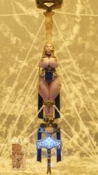 3d almost_naked angry angry_face arms_behind_back artist_logo artist_name big_ass big_breasts blonde_hair bondage chained chains defeated dubious_consent exposed_breasts exposed_pussy functionally_nude gagged ghostoast god_of_war god_of_war_ragnarok goddess gold huge_breasts humiliation large_breasts long_hair nipples pussy sif_(god_of_war) suspension tagme thick_thighs tied_up trophy trophy_case yellow_background