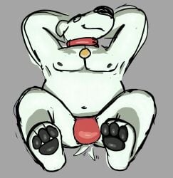 brian_griffin bulge family_guy furry male male_focus male_only non-human non-human_only paws snout solo toony