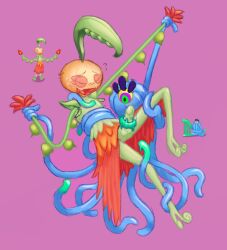 1monster 2futas edamimi eyes_closed futanari futasub gloptic handjob monster my_singing_monsters plant plant_girl sphunkusbunk tagme tentacle tentacle_sex tentaclejob tentacles