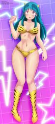 1girls artist_name breasts female lum_invader nipples safe smile urusei_yatsura zel-sama