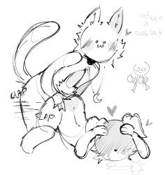 anal anal_sex black_and_white catnap_(poppy_playtime) critters_(poppy_playtime) dogday_(poppy_playtime) furry_only gay gay_sex male male_only meme no_humans palatis poppy_playtime poppy_playtime_(chapter_3) sketch smiling_critters