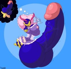 2017 9-puzzle alternate_version_available anthro astronomical_hyper balls big_balls big_breasts breasts chemise closed_eyes clothing dickgirl erection floating_hands glans heart huge_balls huge_breasts huge_cock huge_cock humanoid_penis hyper hyper_balls hyper_penis hyper_testicles intersex kirby_(series) kirby_triple_deluxe lingerie nightgown nipples penis pink_areola pink_nipples popstar purple_penis queen_sectonia rule63 translucent translucent_clothing vein veiny_penis