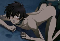 00s 2boys anal bottomless censored clothed_male_nude_male clothed_on_nude clothed_sex gundam male mosaic_censoring multiple_boys nude rape setsuna_f_seiei sex tears yaoi