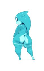 alien ass collar huge_ass male puwa skoon_(character) sqoon thick_thighs wide_hips