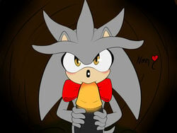 crisissilver gay oral penis silver_the_hedgehog size_difference sonic_(series)