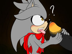 crisissilver gay oral penis silver_the_hedgehog size_difference sonic_(series)